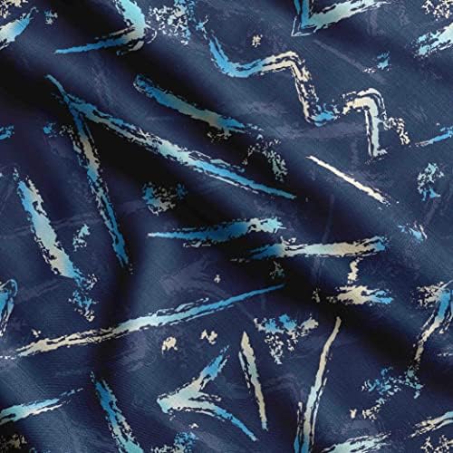 Soimoi Heavyweight Cotton Canvas Fabric Material - 56 Inch Wide, Blue