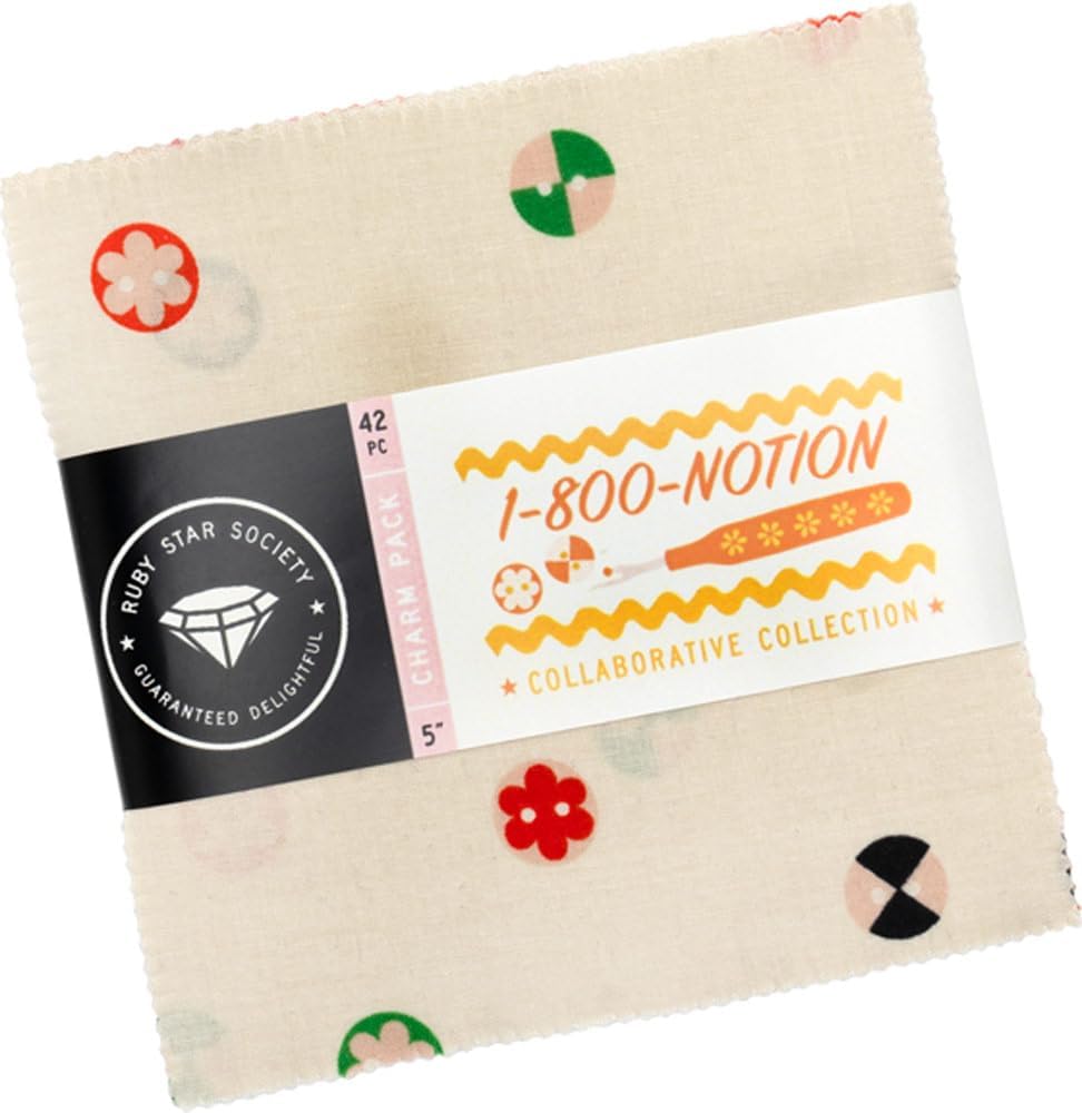 Ruby Star Society 1-800-Notion Charm Pack 42 5-inch Squares Moda