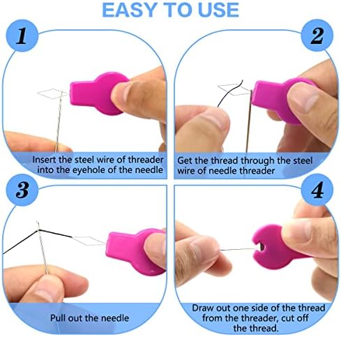 Lechchy 16 Pcs Sewing Machine Needle Threaders