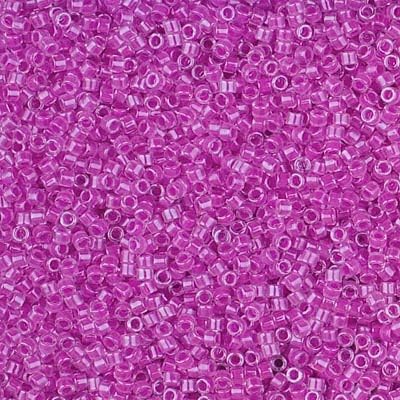 Miyuki Delica 11/0 Cylinder Seed Beads - Luminous Plum Crazy - DB2038