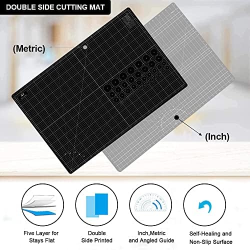 Headley Tools Thickened 24 x 36 Inch Self Healing Sewing Cutting Mat
