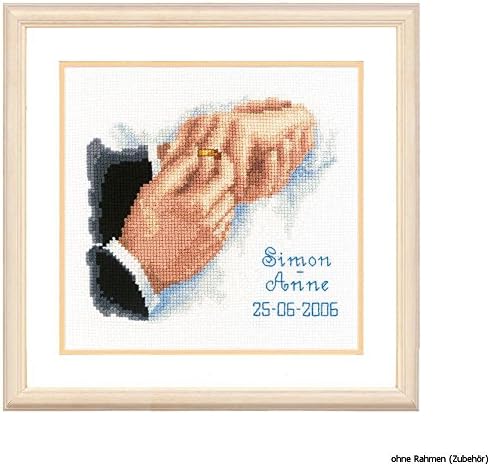 Vervaco Counted Cross Stitch Kit with This Ring 7.6" x 6.4"