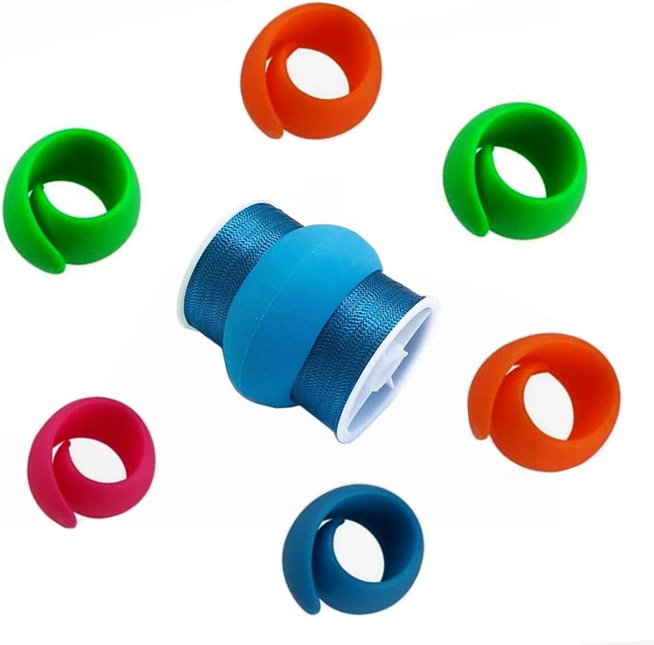 Fbshicung 36pcs Thread Spool Huggers/Bobbin Holders/Bobbin Clamp Clips
