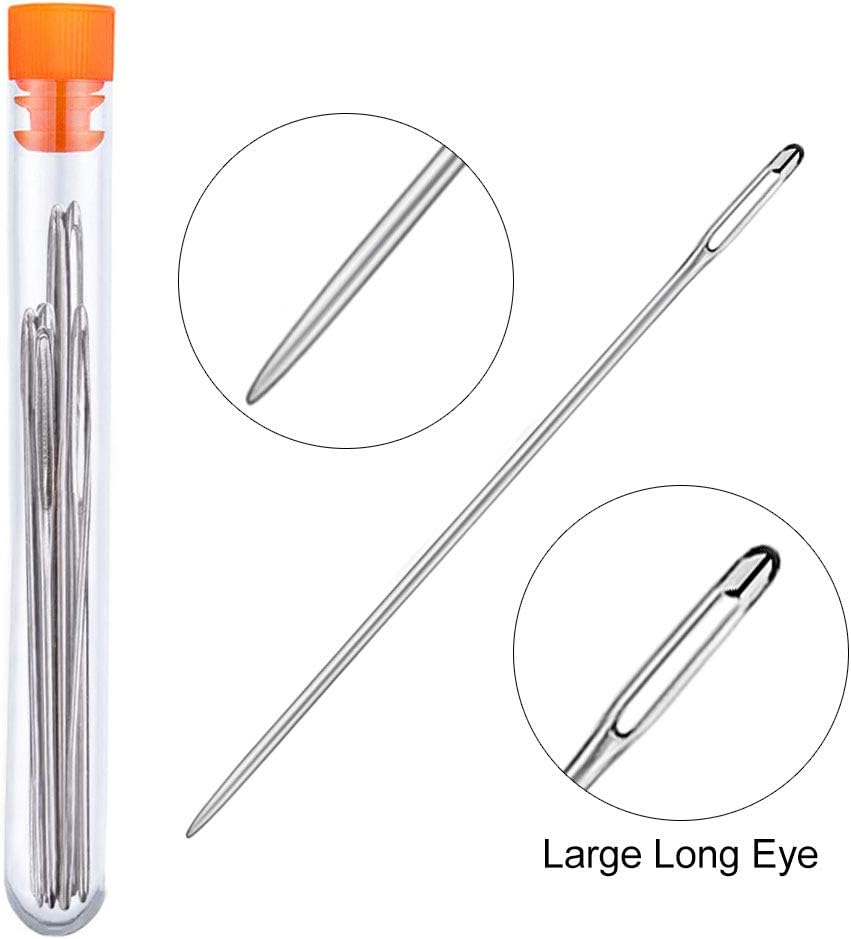 Wonvoc Long Needle, 9 Pcs 4.9''/5.9''/6.9'' Long Sewing Needles