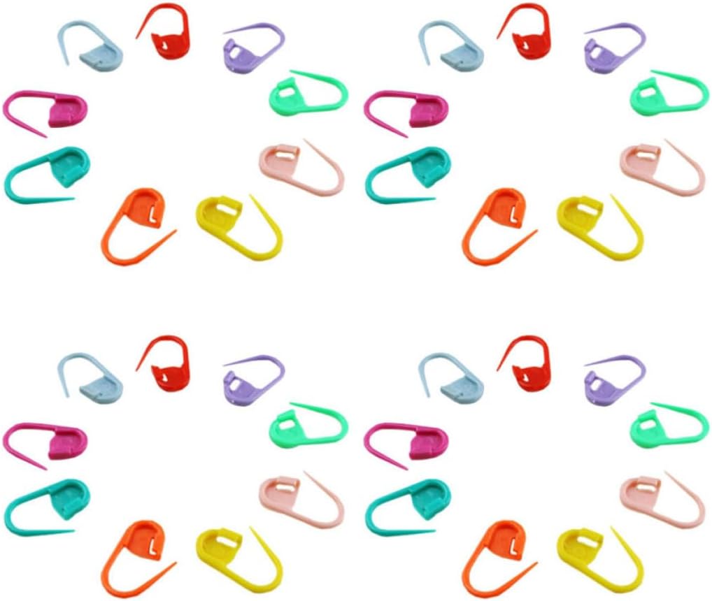 ARTIBETTER 120 Pcs Locking Stitch Markers, 10 Colors Included with Box