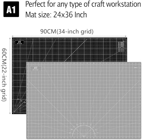 Headley Tools Thickened 24 x 36 Inch Self Healing Sewing Cutting Mat