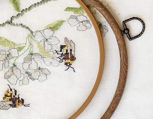Celley Embroidery Hoops, Oval Wood-Look, 3 Pcs