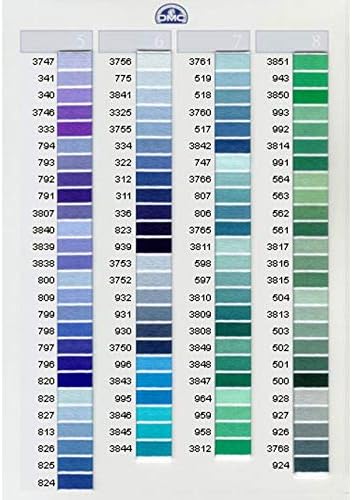 DMC 117-3824 Mouline Stranded Cotton Six Strand Embroidery Floss
