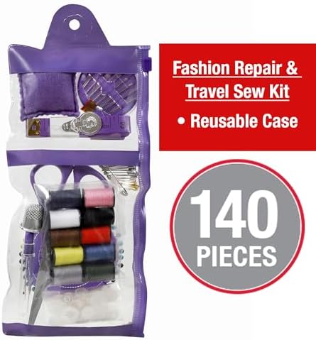 SINGER Fashion Repair & Travel Sew Kit: Premium Portable Emergency