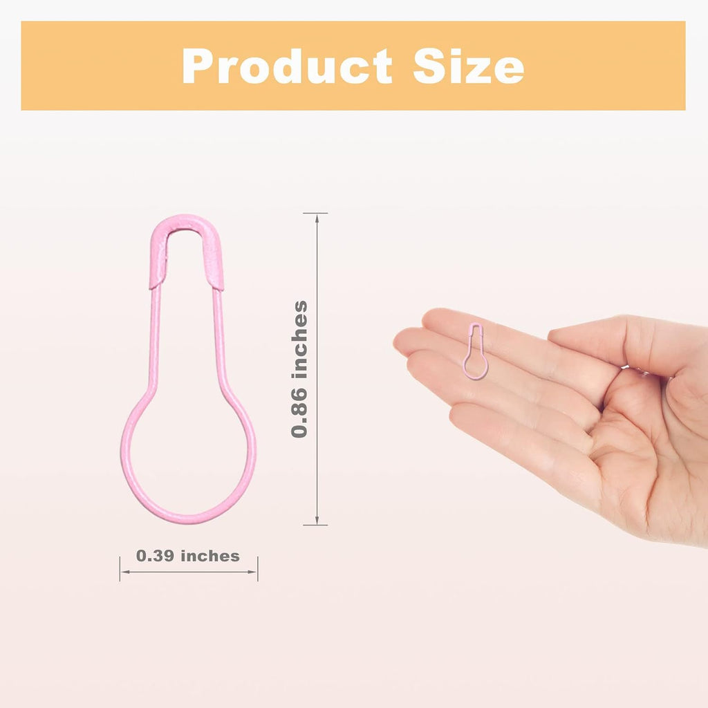 120 Pcs Colored Safety Pins Small,22mm/0.87inch Bulb Pins,Stitch