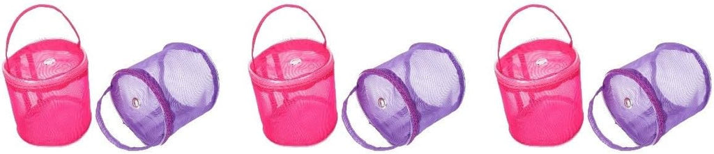 GALPADA 6pcs Mesh Yarn Storage Bag Portable Woolen Yarn Organizer for