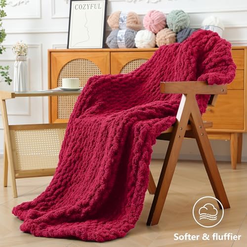 Cozyful Chunky Yarn for Hand Knitting - #10 Chunky Chenille Yarn
