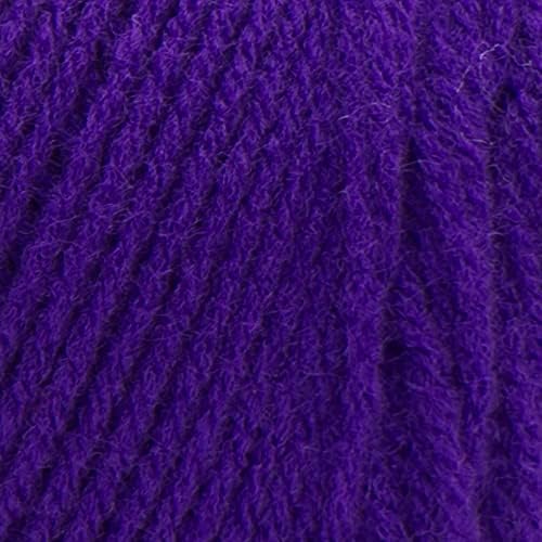 RED HEART Super Saver Yarn, Amethyst (Pack of 2)