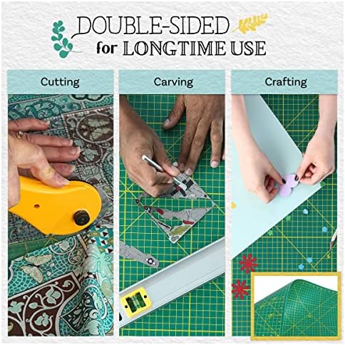 18 x 24 Cutting Mat for Sewing, Self Healing Double Sided Quilting