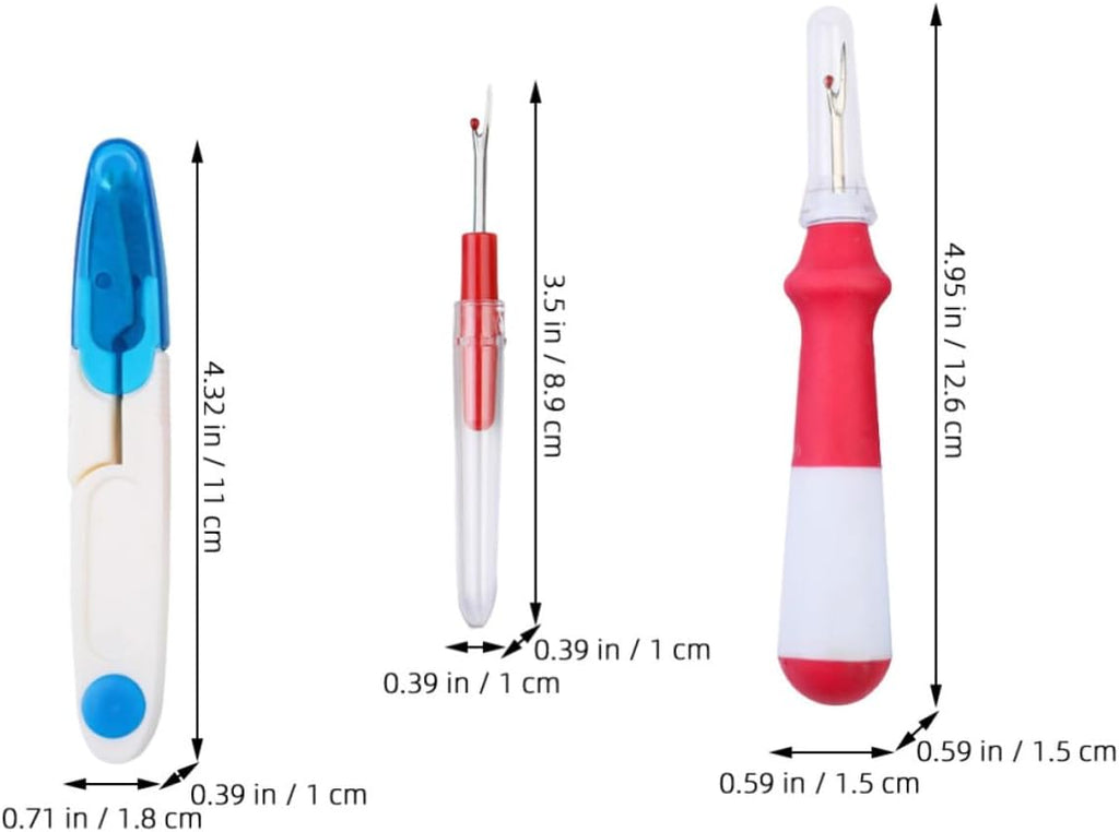 7Pcs Seam Rippers for Sewing, Embroidery Thread Remover Set