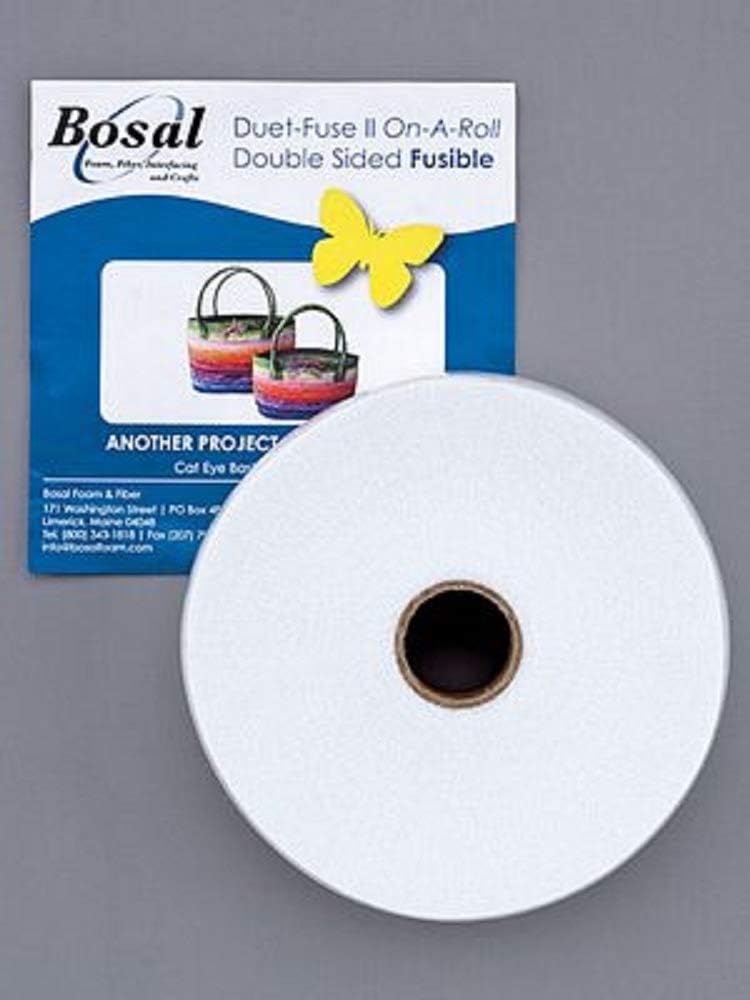 Bosal Duet-Fuse II Double Sided Fusible Batting 2 1/4" x 20 yds