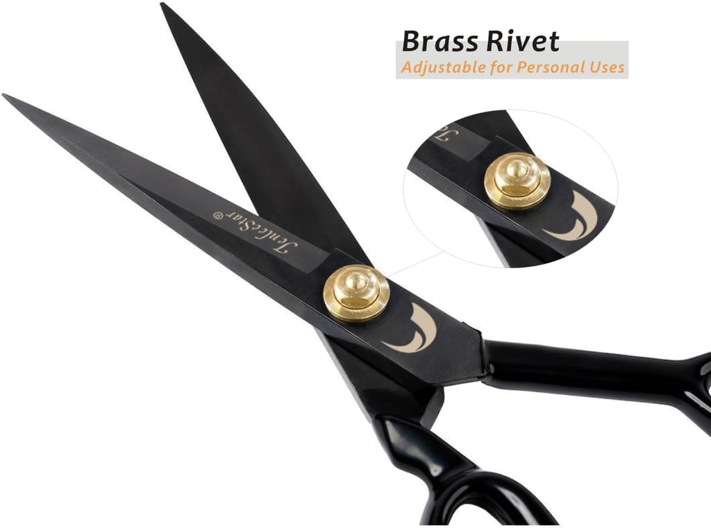 8 Inch Tailor Shears, High Carbon Steel Fabric Scissors for Sewing