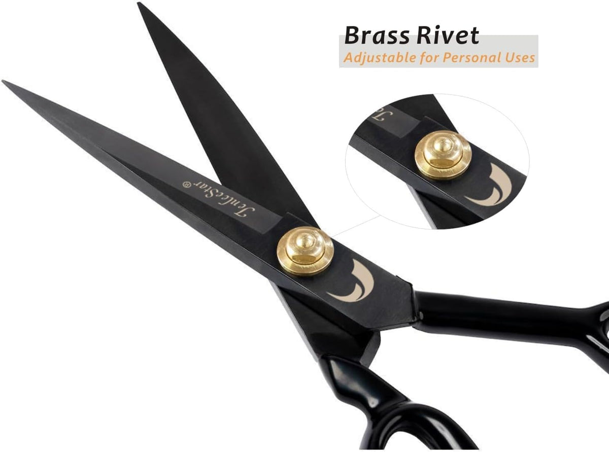 8 Inch Tailor Shears, High Carbon Steel Fabric Scissors for Sewing