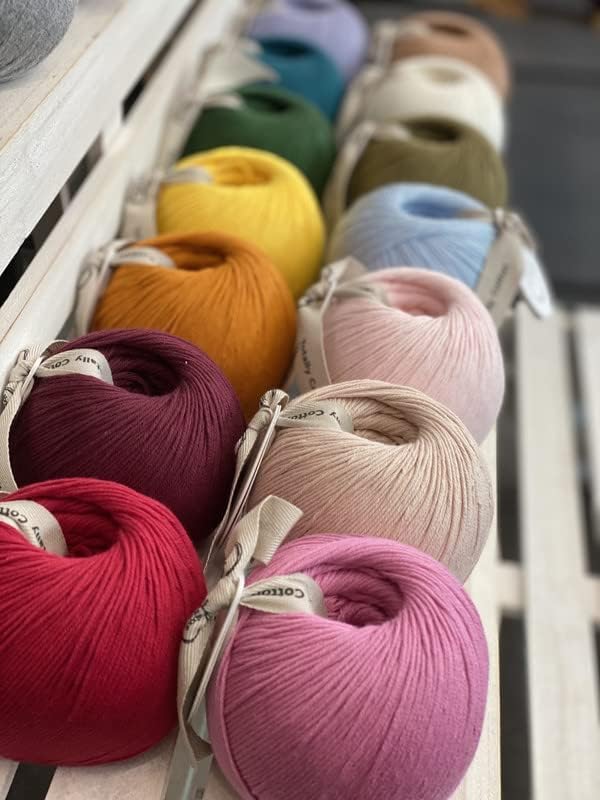 Totally Cotton Yarn - GOTS Certified Organic DK Weight - Luxuriously
