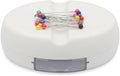 YEQIN Magnetic Sewing Pincushion with 15 Plastic Head Pins, Magnetic