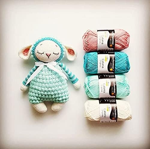 3 Skein SMC Catania Originals Cotton Yarn, Total 5.28 Oz. 100% Cotton