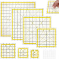 7 Pieces Quilting Rulers Templates, 2.5",3.5", 5",6", 8.5", 10.5",12"