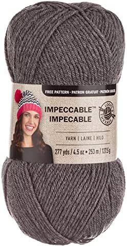 Loops & Threads Impeccable Solid Yarn - Solid Yarn for Knitting
