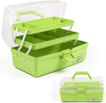 TERGOO 12in 3-Layer Plastic Craft Organizers and Storage, Portable