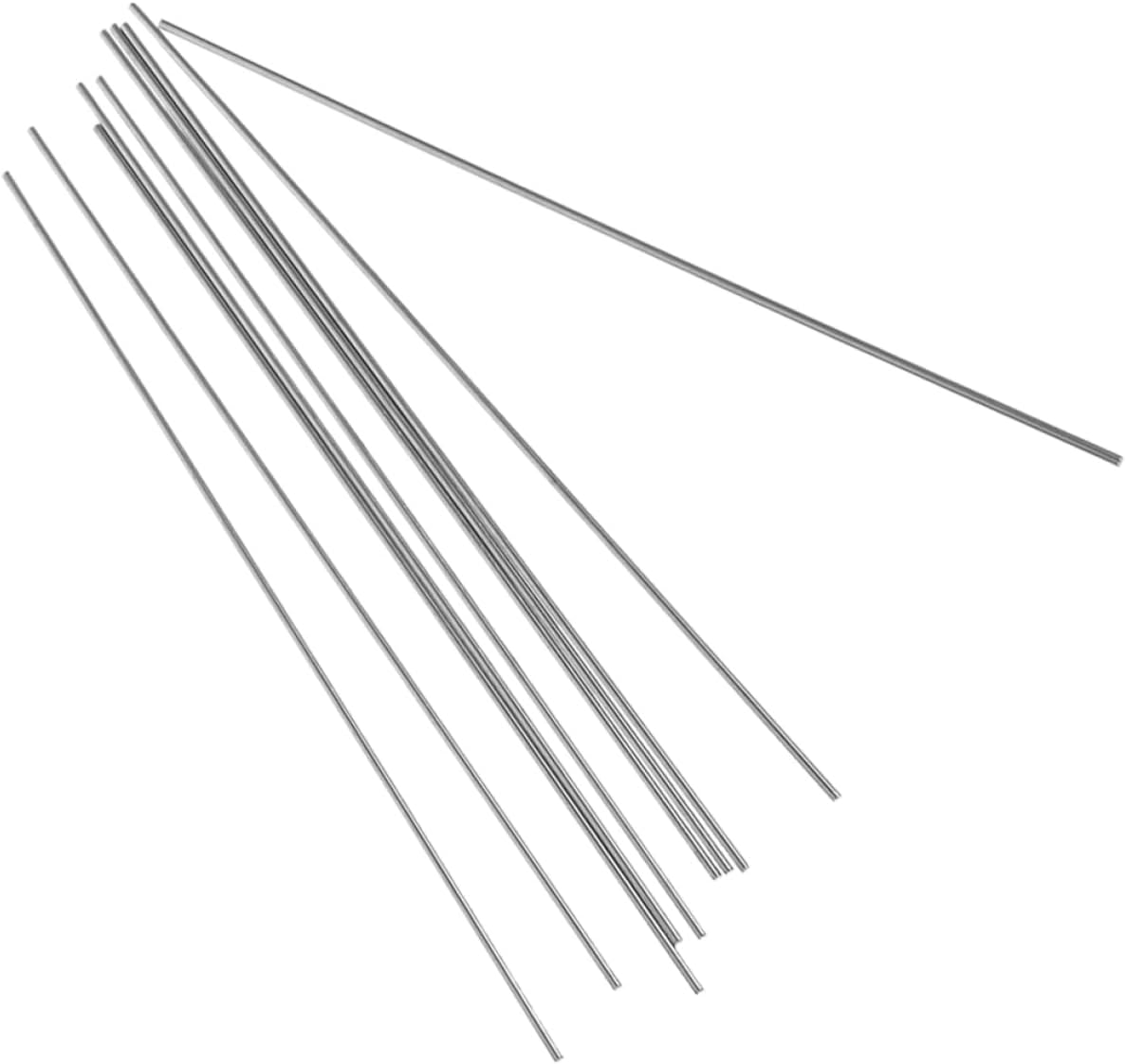 10Pcs Stainless Steel Blocking Pins 7.87In Rod Pins for Blocking Board