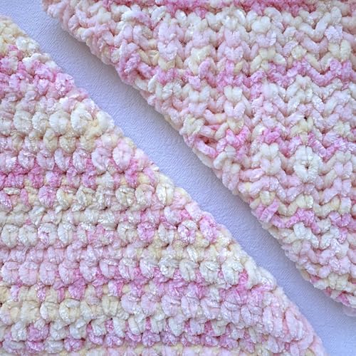 Chenillique XL Super Bulky Chenille Yarn, 4-Pack (352Yds/400G), Peach