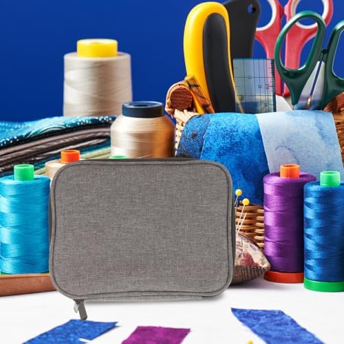 Healifty Circular Knitting Needle Case Wire Loop Needle Bag with