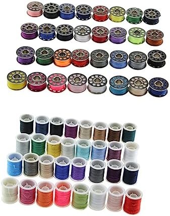 Colorful Sewing Thread Spools Set 60Pcs for Hand and Machine Quilting