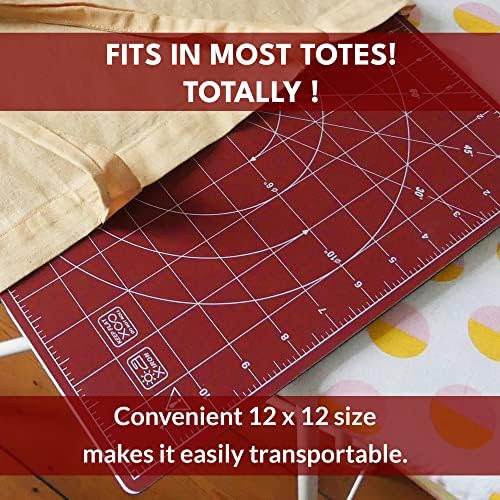 Madam Sew 12-Inch Rotating Self-Healing Cutting Mat