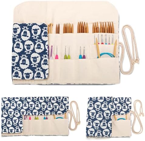 Teamoy Knitting Needle Crochet Hook Case Organizer Holder(up to 11")