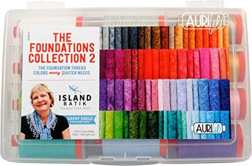 Kathy Engle The Foundations 2 Aurifil Thread Kit 12 Large Spools 50