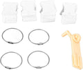 120PCS Plastic Floss Bobbins with 1 PCS Bobbin Winder, Embroidery