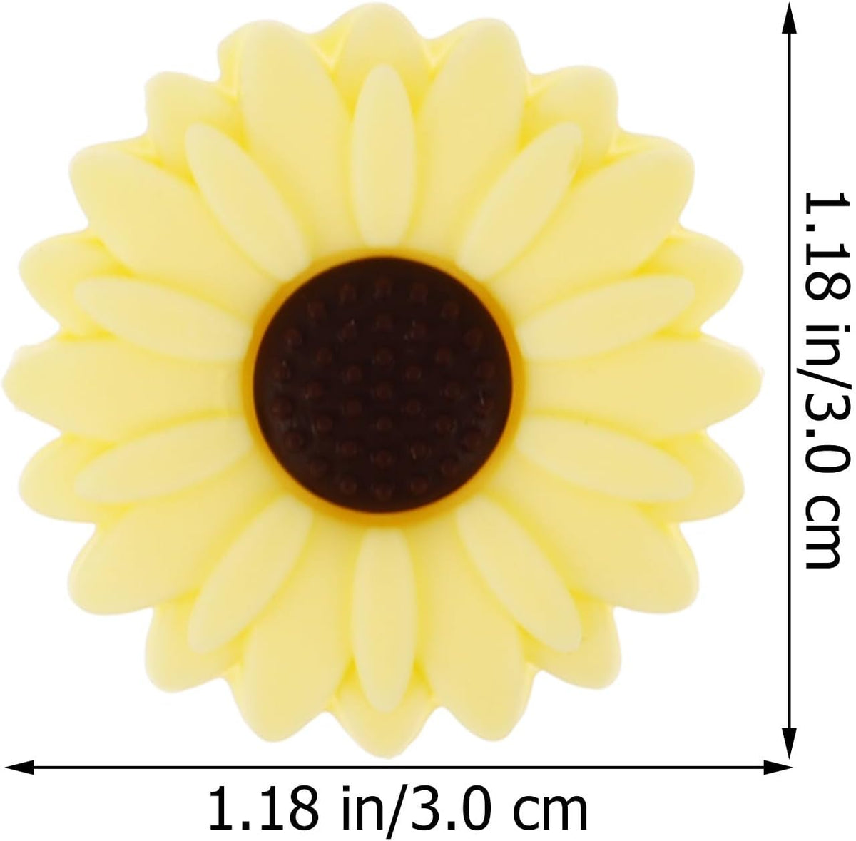 Silicone Knitting Needle Stoppers, Sunflower Point Protectors 10pcs