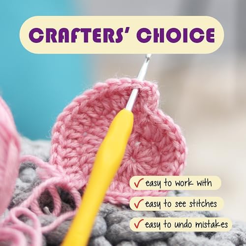 Acrylic Yarn for Crocheting & Knitting – Soft Crochet Yarn for