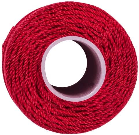 Red Heart Nylon Crochet Thread Size 18, Red, Single