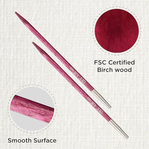KnitPro Dreamz Interchangeable Circular Needles 5" (13cm) | US Size 6