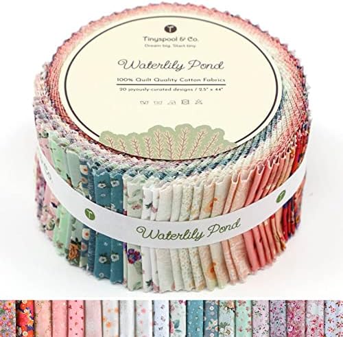 Tinyspool & Co.'s Twirlie Roll, 40 Quilting Fabric Strips