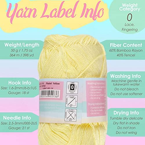 JubileeYarn Delightfully Fine Yarn, Frost White, 4 Skeins