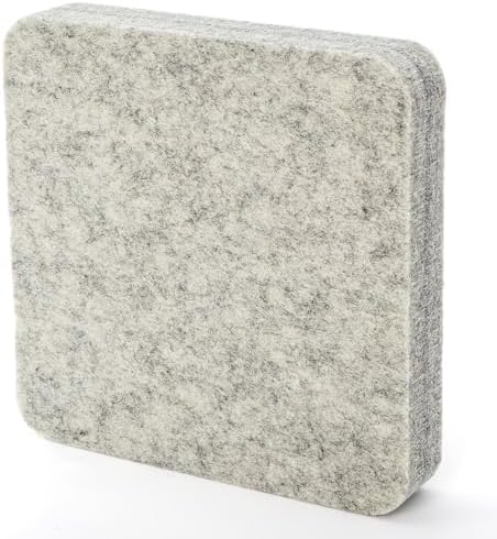 Nicunom 3 Pack Needle Felting Mat, Natural Wool Needle Felting Pad