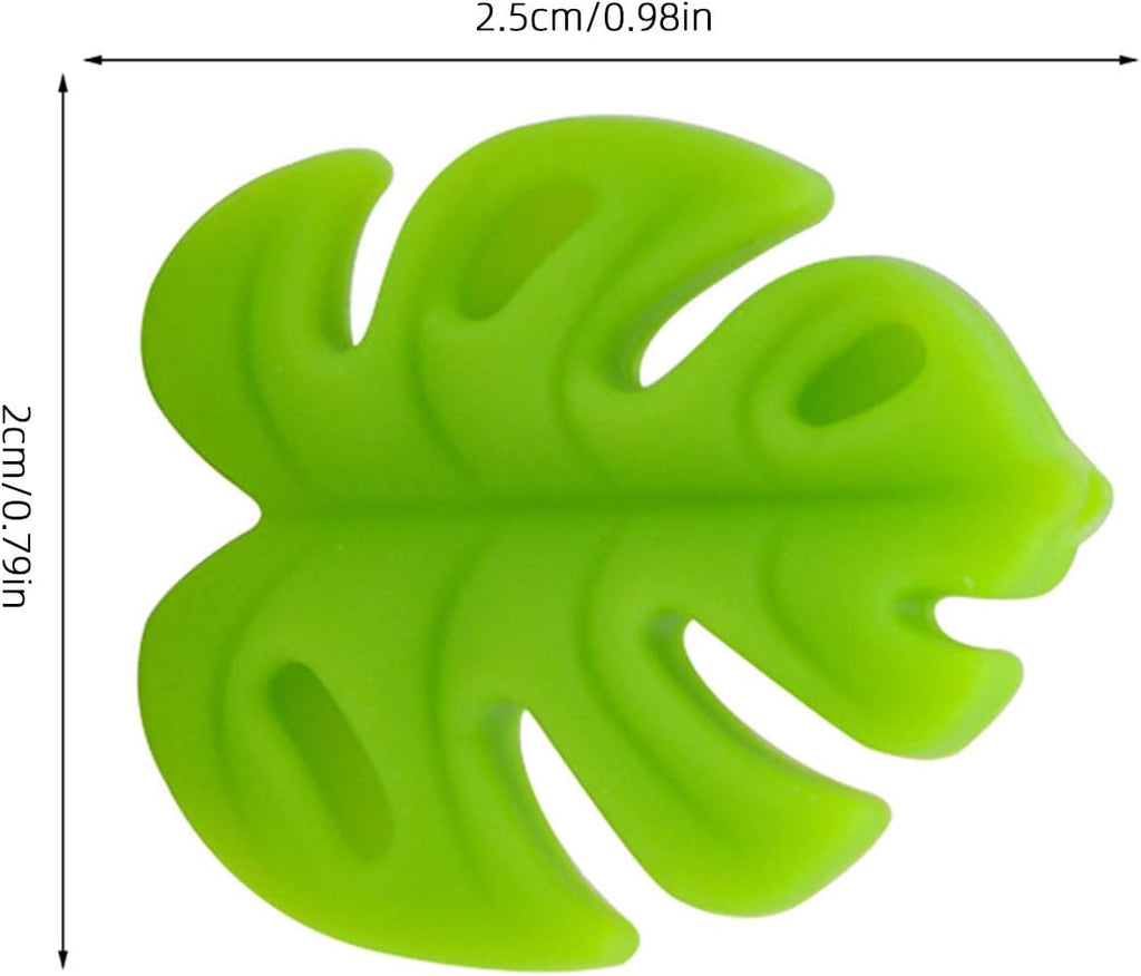 8 Pcs Silicone Knitting Needle Stoppers, Flexible Point Protectors