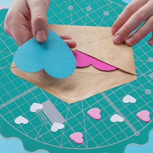 VOSAREA Rotating Cutting Mat Self-Healing Round Rotary Cutting Mat for
