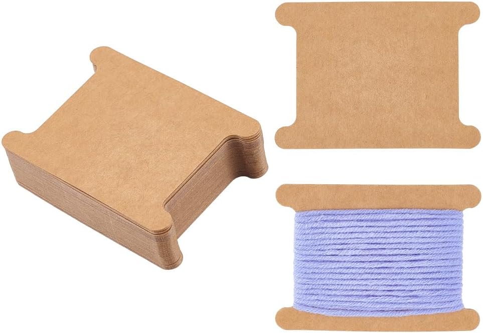 PH PandaHall 50pcs Ribbon Storage Ribbon Spools Organizer Embroidery