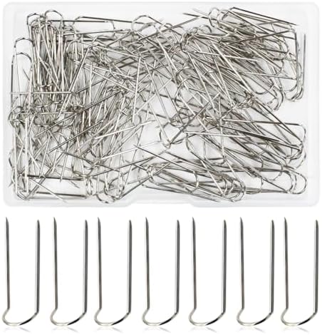150 Pcs U-Shaped Bifurcated Needle Stainless Steel Quilting Sewing