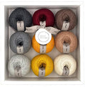 55% Extra Fine Merino Wool 45% Cotton #3 Light DK Yarn Box Set Bundle