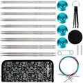 Froggod 5-Inch(12.8cm) Lace Interchangeable Circular Knitting Needles