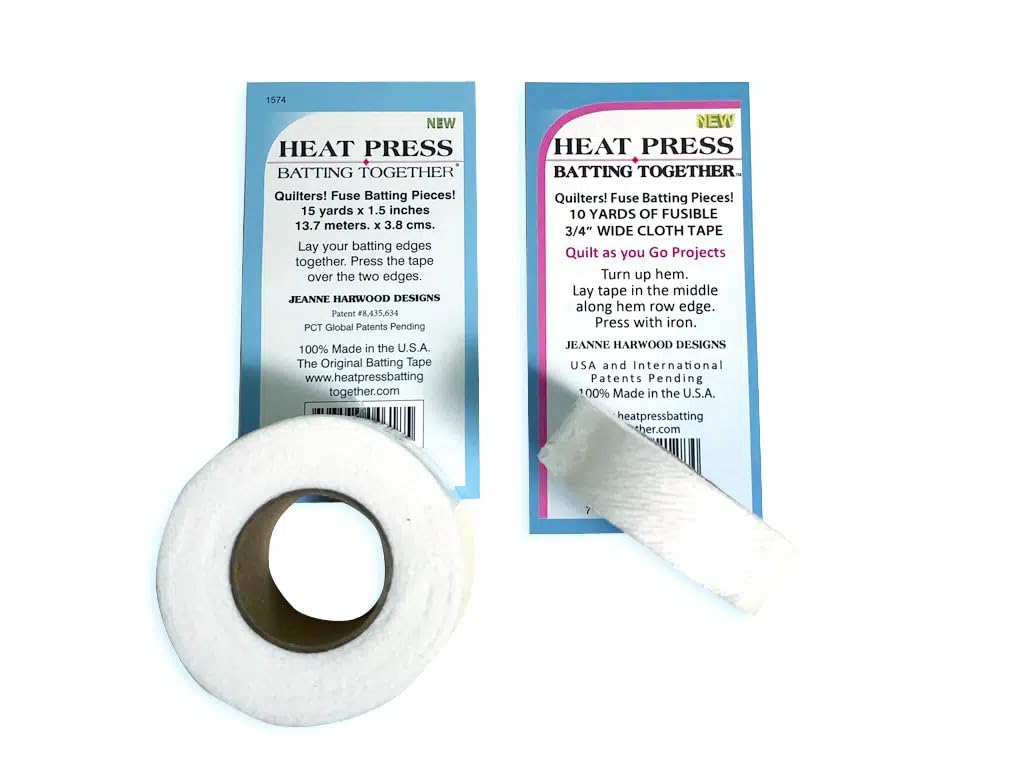 Together Fusible Batting Tape –Bundle Listing-Cloth Tape for Quilting